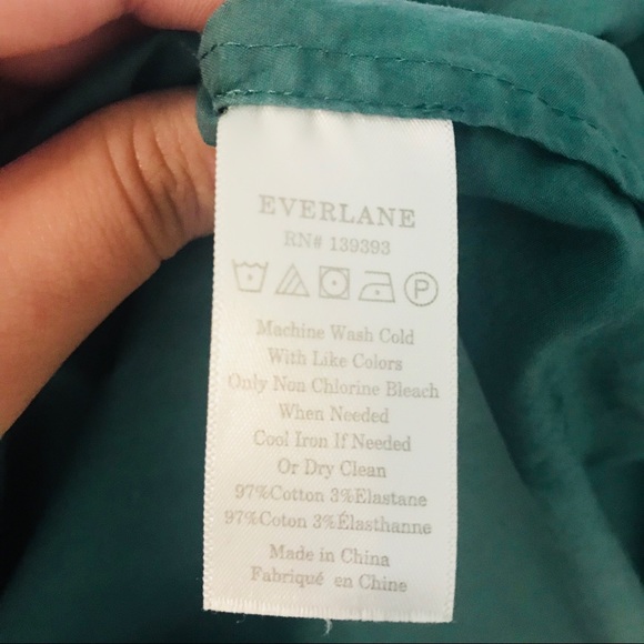 EVERLANE The Clean Cotton Crossback Dress - Picture 8 of 8